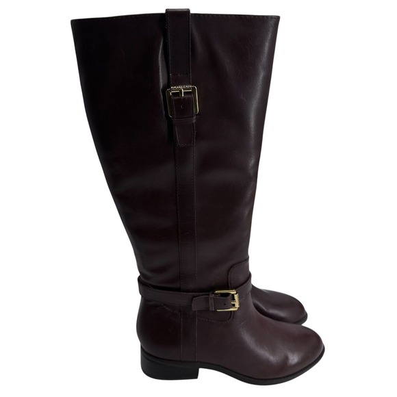 Lauren Ralph Lauren Shoes - Lauren Ralph Lauren Women's Tall Riding Boots Size‎ 6.5 B Brown Leather Monica